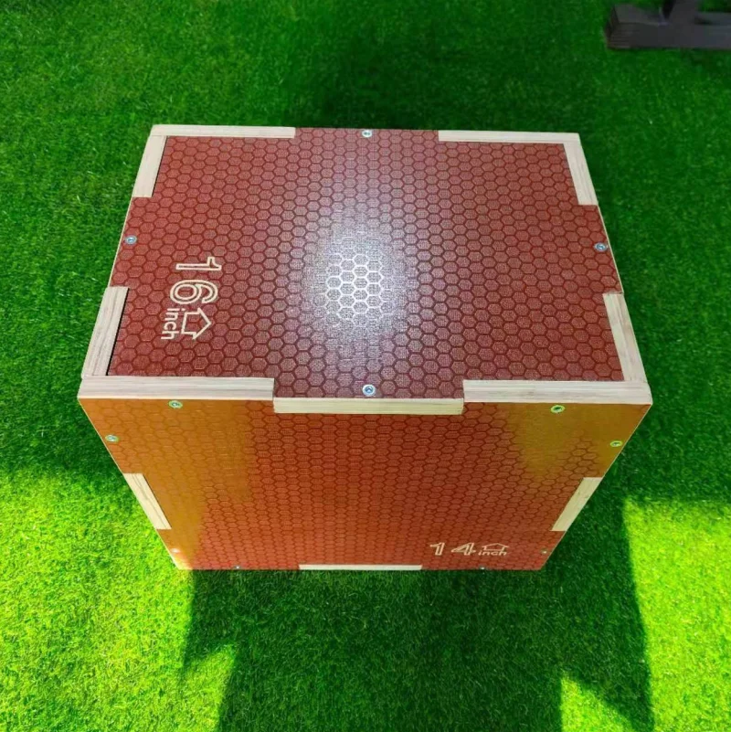 China Fitness Cross Gym Adjustable Wooden Plyo Jump Box/ Wood Plyometric Box Sets