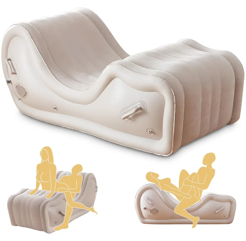 170CM Inflatable Sex Sofa Chair with Automatic Air Pump Sex Furniture for Couples BDSM Games Adult Sex Toys for Woman Sexual%
