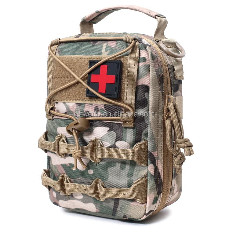 Custom IFAK Molle Tactical Medical Pouch, Empty Compact Admin First Aid Belt Pouch Tactical Bag