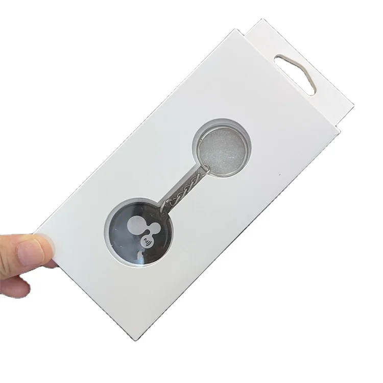 Website Encoded Custom Packages Packing Nfc Keychain Social Media