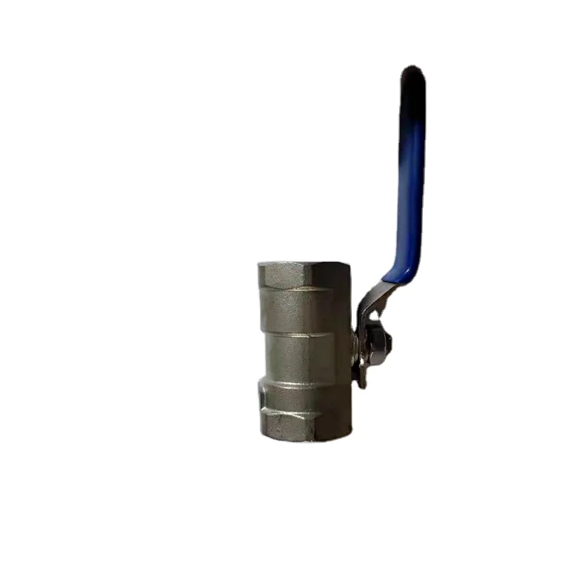 Sanitary one piece tow way threading ball valve,0.25in 3/8in 0.5in 0.75IN 1inch ball valve, 304&316 stainless steel ball valve