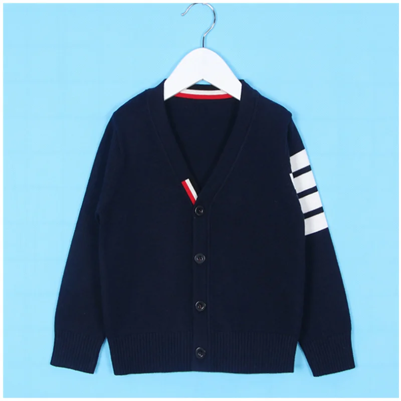 
2021 Baby Boys Sweater Autumn Toddler Boys Knitwear Long-Sleeve Cotton Cardigans Kids Sweater Coat Fashion Children Clothes 