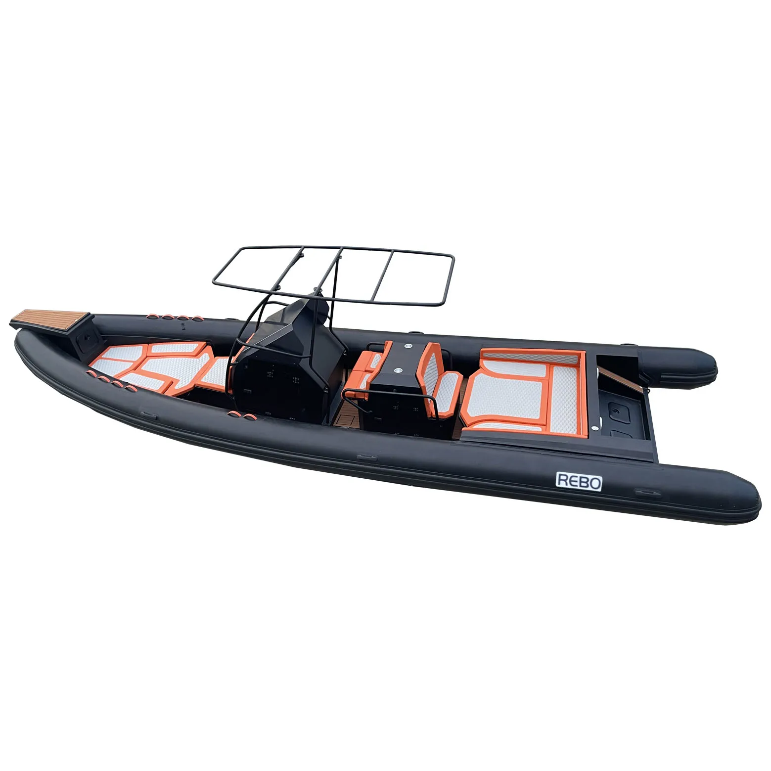 CE Certificate 28ft Rhib860 Aluminum RIB Speed boat Orca/Hypalon  Inflatable Boats with motor