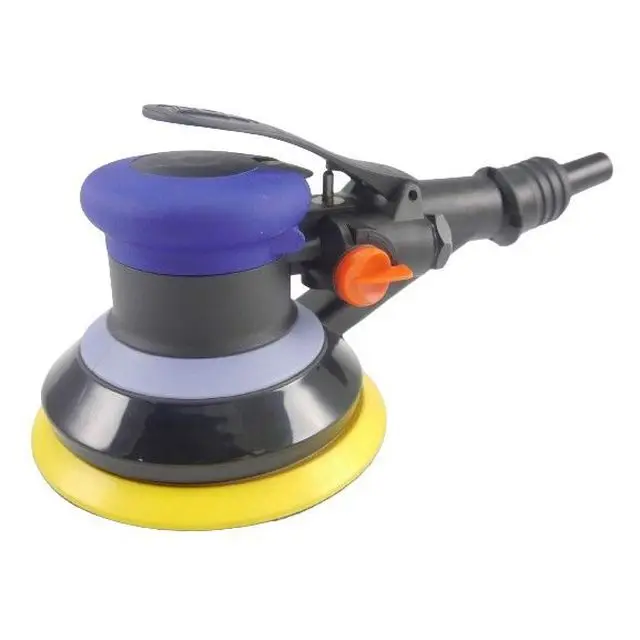 Self-Generated-Vacuum 12000Rpm 5 Inch Air Pneumatic Random Orbital Sander With Bottom Dust Cover