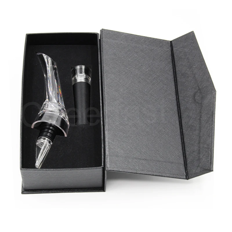 Awesome Red Wine Bottle Aerator Pourer Improve Wine Taste Decanter With Stopper Gift Set Wine Aerator Kit