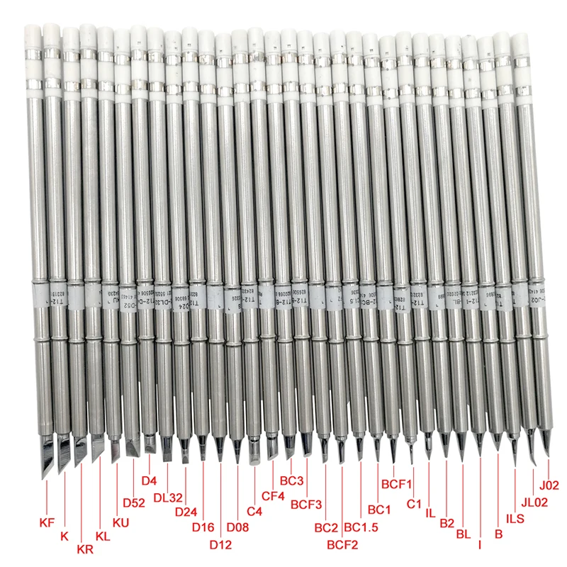  Наконечники паяльника серии B2 D24 C4 ILS JL02 KU K BC2 BL BC1 10 шт./компл. паяльная станция для паяльной станции 952 951