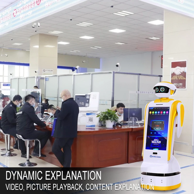 2024 Commercial Reception Robots Chat Dancing Welcome Robot Support Programing and IOT Humanoid Robot With ChatGPT For Reception