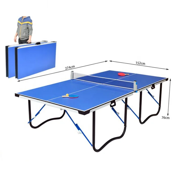 Family Home Using Portable Foldable 15mm Tennis Ping Pong Table for Sale