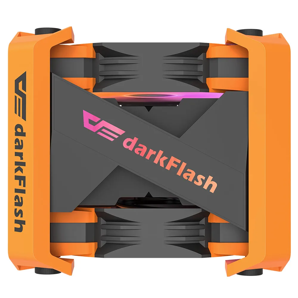 Кулер для процессора darkFlash ellсвоего Eth S2X с медным основанием 240 Вт intel Xeon LGA4189 4677 2U 6 тепловых трубок радиатор 4-контактным ШИМ вентилятором