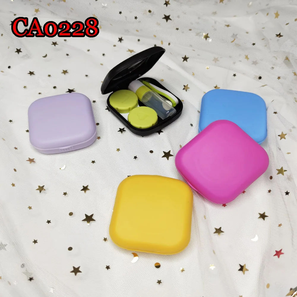 Карманные контактные линзы Mate Box, маленькие наборы для путешествий, футляр для очков CA0228