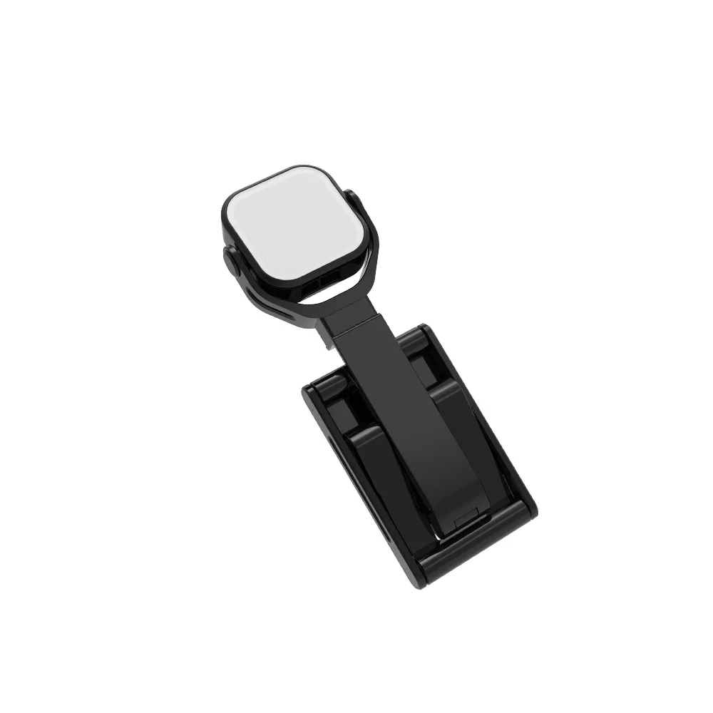 LED Dimmable Desk Mini Cell Phone Stand Holder With Ring Fill Light Metal Adjustable Fold Mobile Accessories Phone Stand