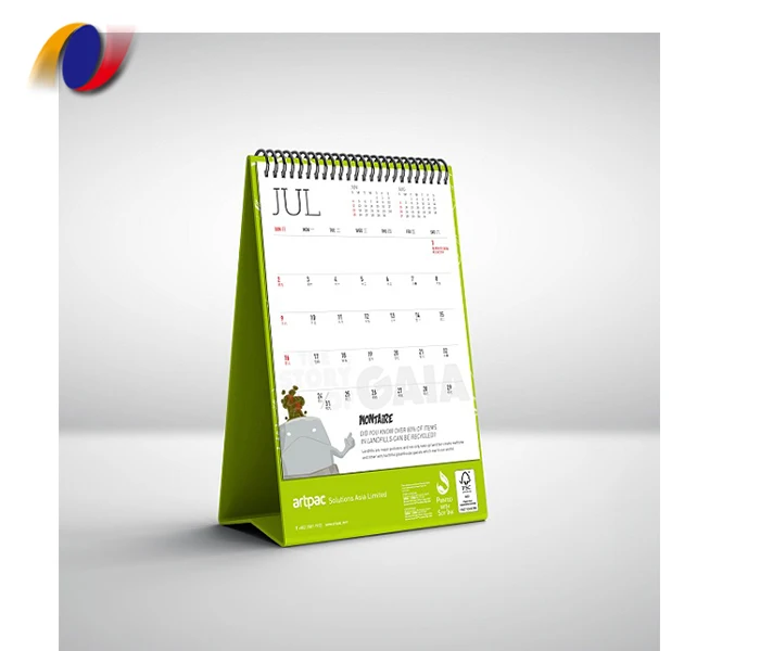 High Quality Custom Calendar Printing  Cheaper Price Desk Calendar Printing
