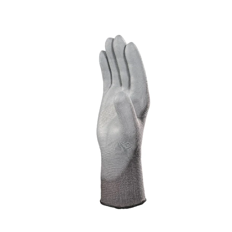 DELTAPLUS VE702 Cheap Delicate Operation Palm Pu Coated Gloves Pu Coated Knit Gloves