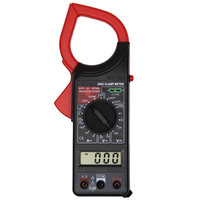 Voltage Mini Digital Clamp Multimeter Meter Current AC/DC Voltage Resistance Capacitance Frequency Tester Detection