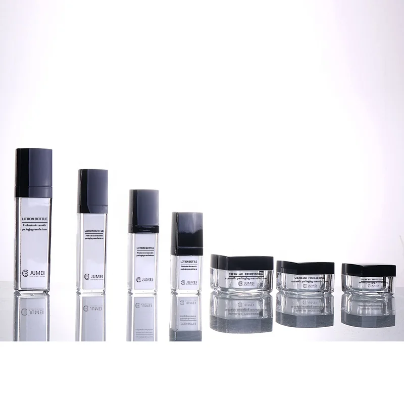 AT STOCK 15 ml 30 ml 50 ml 100 ml lotion Pump Skincare Cosmetic toner Acrylic Bottles with spray pump