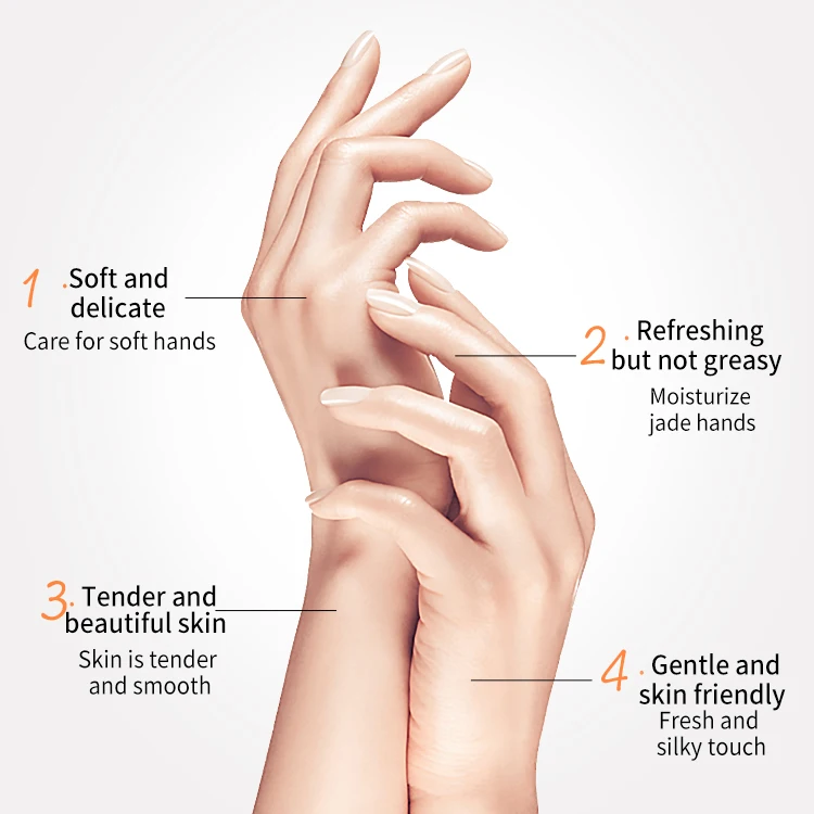 OEM IMAGES private label blood orange hyaluronic acid Nicotinamide organic skin care smooth hand whitening natural cream