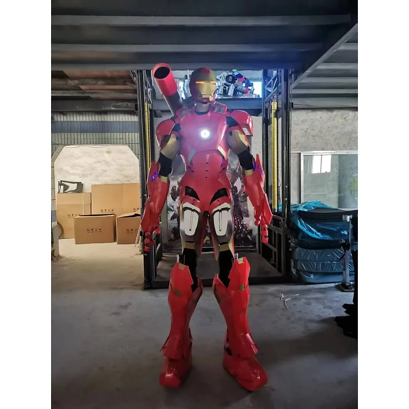 Factory direct sales 2.7m transformer costume bumblebee adult wearable LED Transformers robot costume