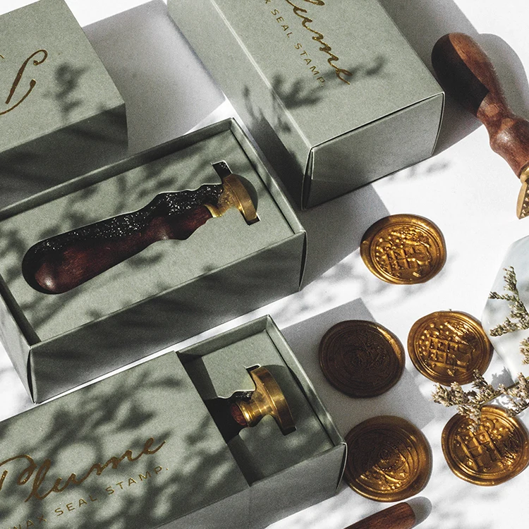 Sealing Wax Stamp Set Christmas Vintage for Festival Wedding Invitation Wax Seal Stamp