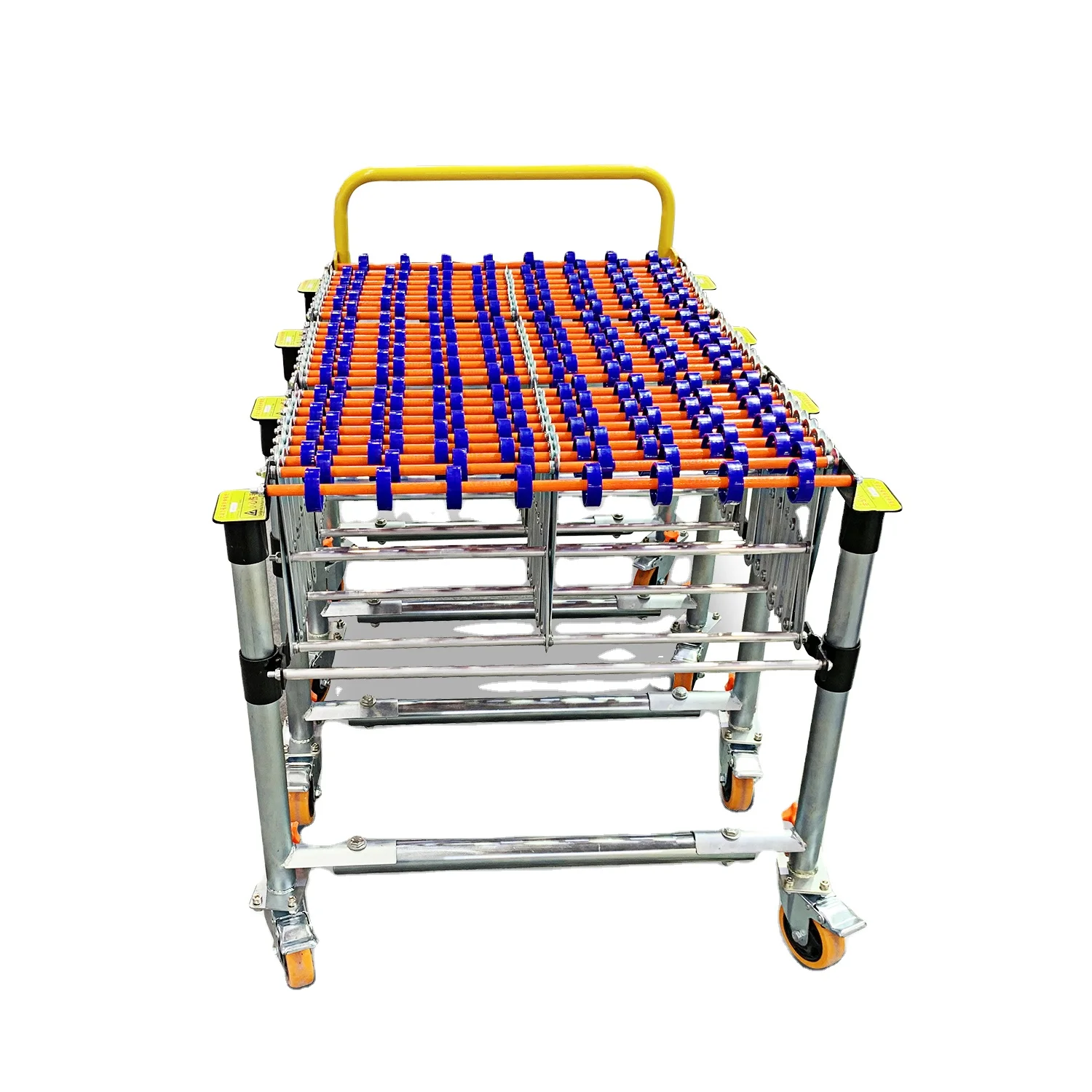 Abs skate wheels flexible conveyor unloading box without power durable gravity conveyor for warehouse