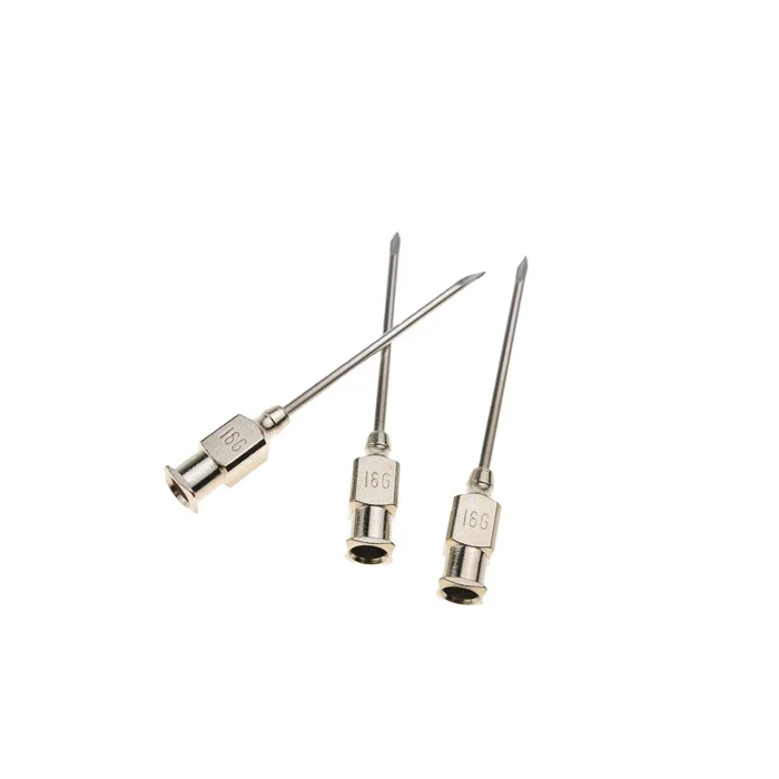 14G Hypodermic Veterinary Needles With Round Hub