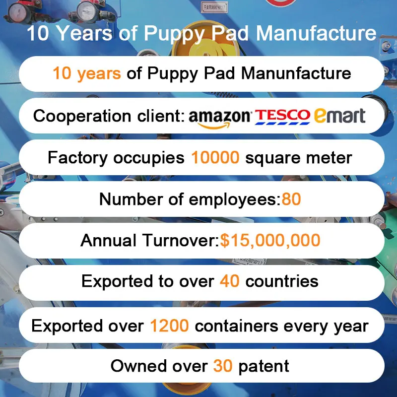 Customized cheap puppy pads puppy training wc wee pee pads