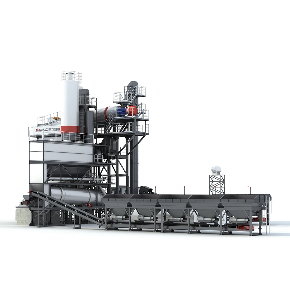 LBKZ 1200 Stationary Mixer Asphalt Mixing Plant With Finished Production Room