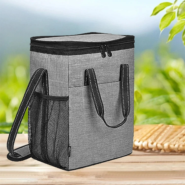 Wilson Custom 600D Insulated Lunch Bag 6 Bottle Wine Carrier Insulated & Padded Wine Cooler Bag with Handle AndShoulder Strap