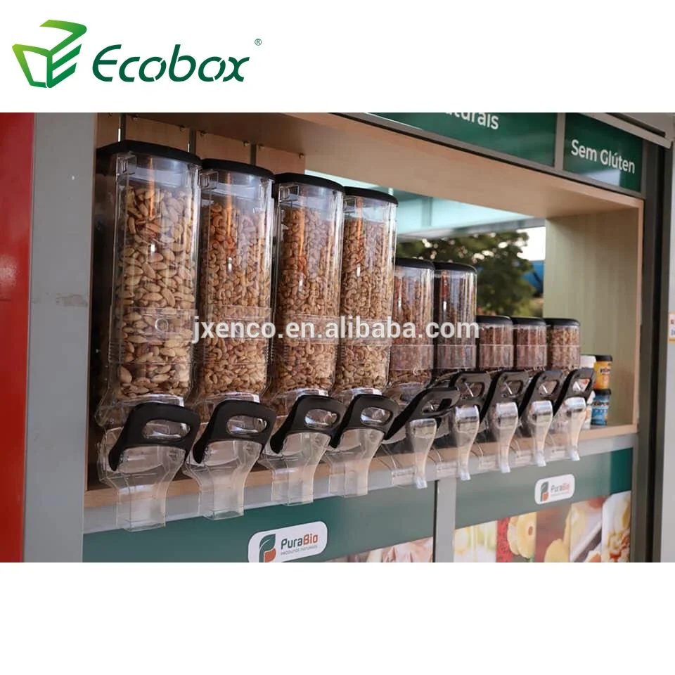 Coffee Bean Dispenser With Scoop cereal dispenser rectangular Coffee Bean Dispenser