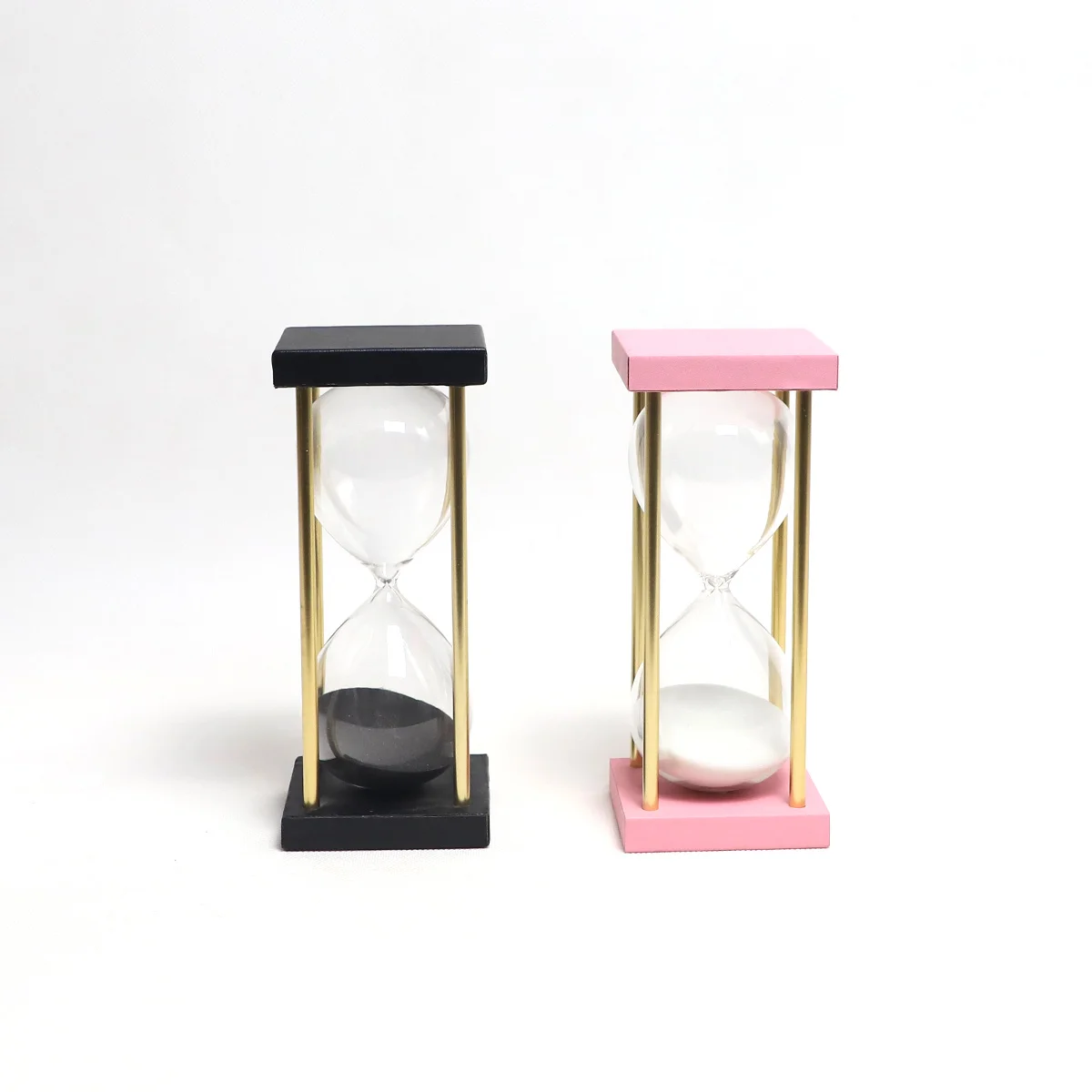 Unique Glass Gifts Crafts Novelty Wooden Frame Hourglass Sand Timer For Gift Sand Timer Hourglass