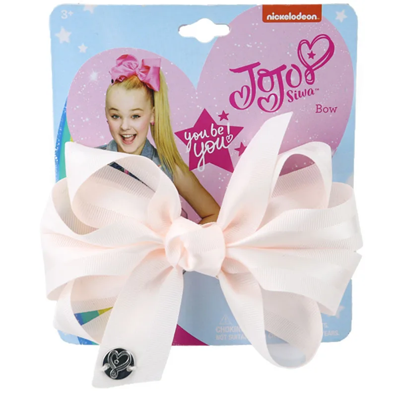 Wholesale High Quality Hsir Clip 5 Inch Beautiful Jojo Siwa Big Bows Hair Accessories Baby Jojo Siwa Hair Bows For Girls Party