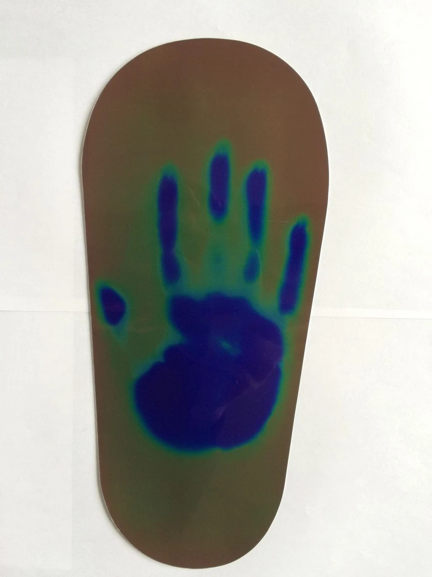 Custom 12 Colors Change Thermal Liquid Crystal Sheet