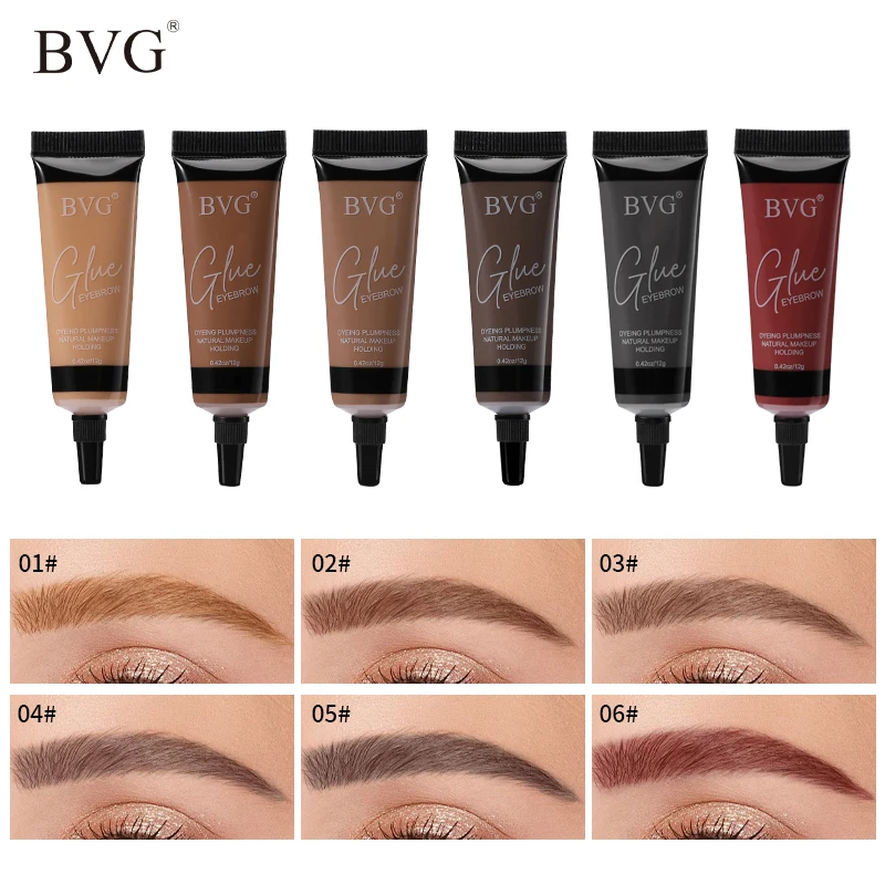 Professional Eyebrow Enhancers Cream Natural Liquid Dyeing Eyebrow Set Brow Tattoo Pigments Lasting Waterproof Eyebrow Gel New