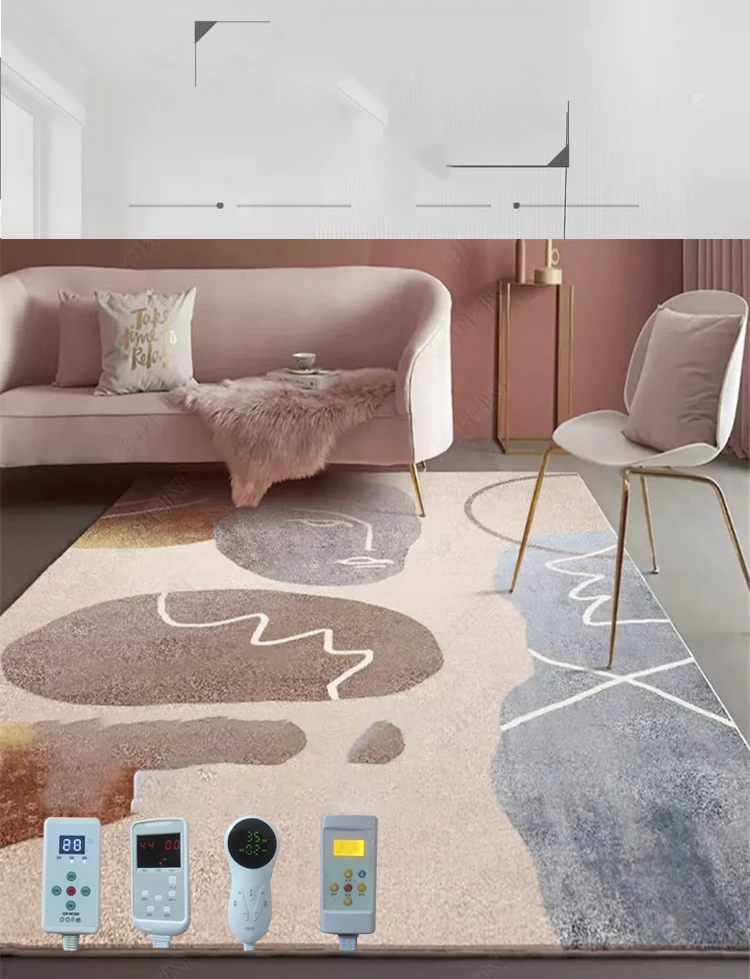 New Electric Heated Winter use floor Heating parts electrical heating carpets