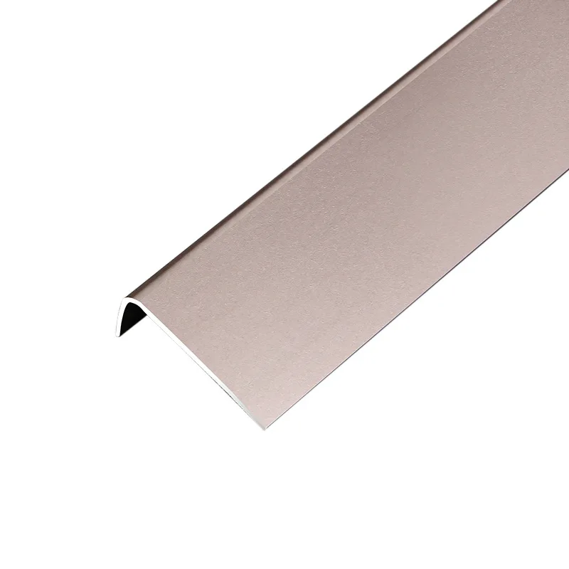 Anti-corrosion Rose Gold Aluminum T Channel Tile Edging Trim Decorative Corners Ceramic Protection Polished 304 Stainless Steel