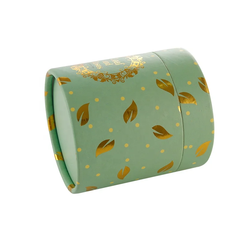 CMYK Custom Printing Cylinder Paper Food Packaging Box Wholesale Manufacturer Nuts Packaging Paper Tube