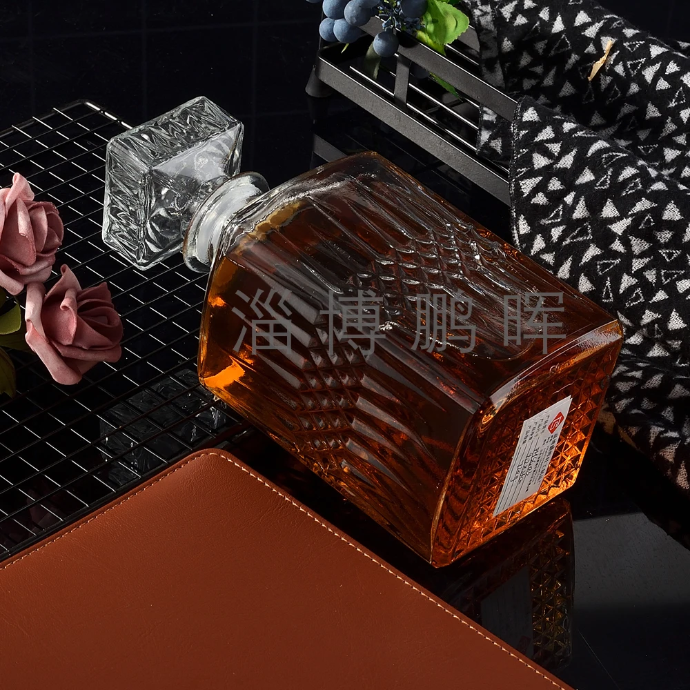 Красивая Водка Виски графин 50 мл 250 500 750 1000 креативная миниатюрная пустая стеклянная бутылка для вина