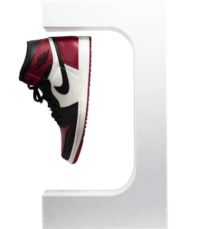 Levitation Shoes Rotation Magnetic Floating Shoes Display Racks with LED Light