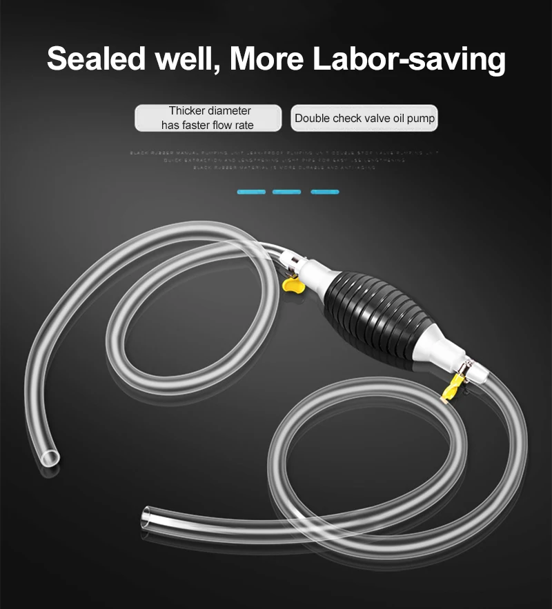 Plastic oil siphon Manual plastic oil pump for Diesel Fuel,Gasoline,Water