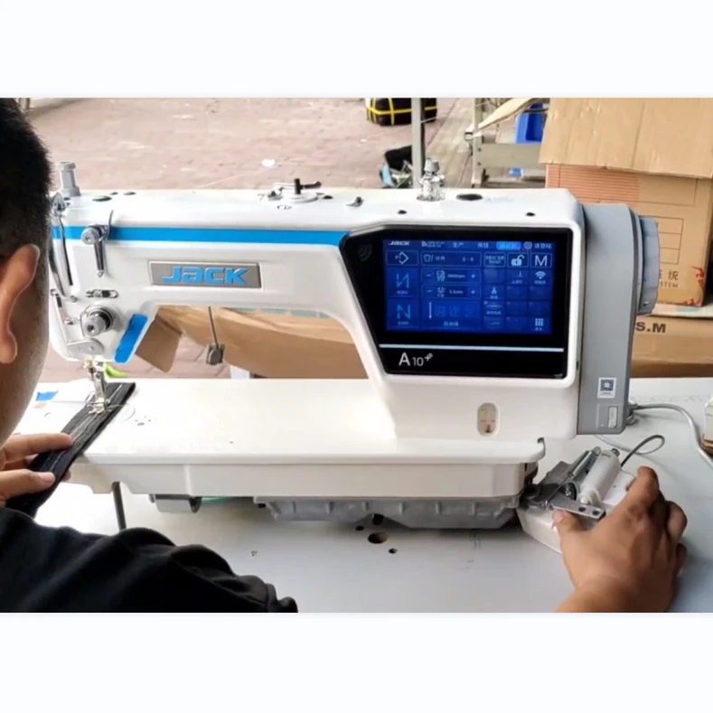 High Speed Sewing Machine Jack A10+ Sound Light Computer Lockstitch Machine