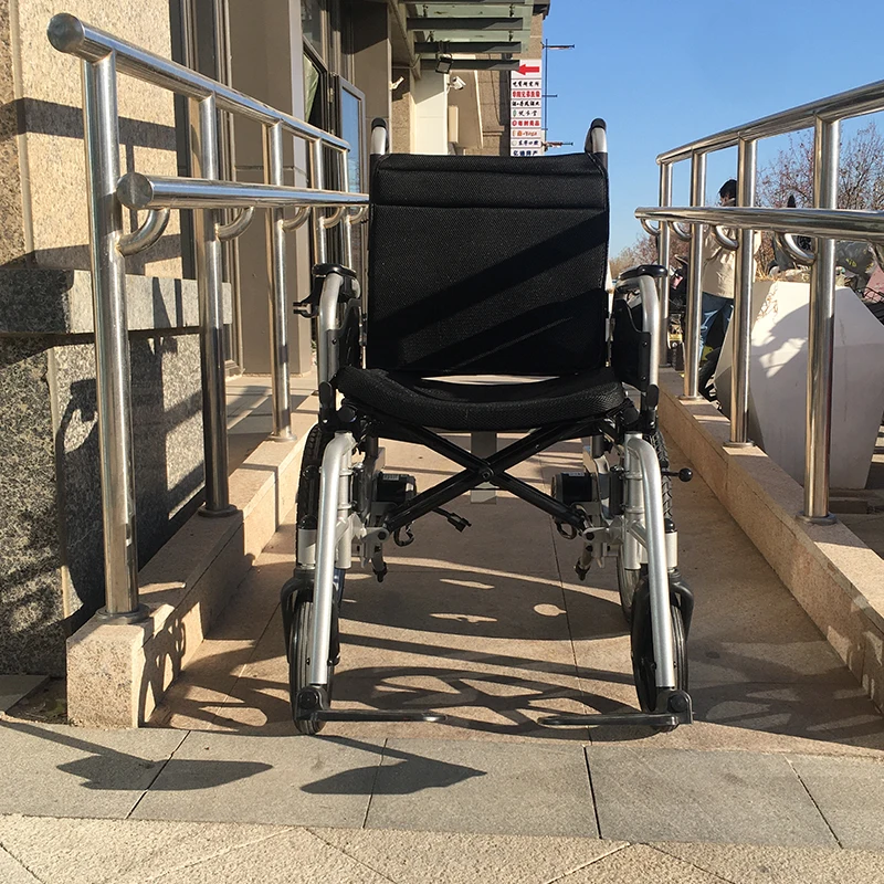 Outdoor JiuYuan 500W Powerful Motors Lightweight Wheelchair  Portable Motorized