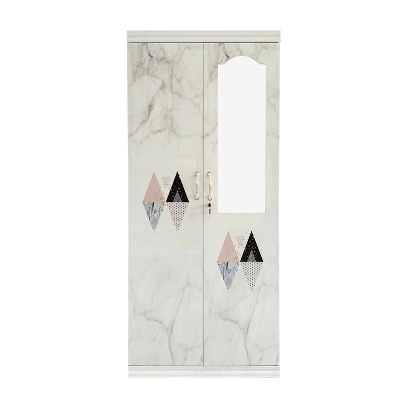 hot sell metal swing door wardrobe bedroom steel lockable wardrobe cabinet