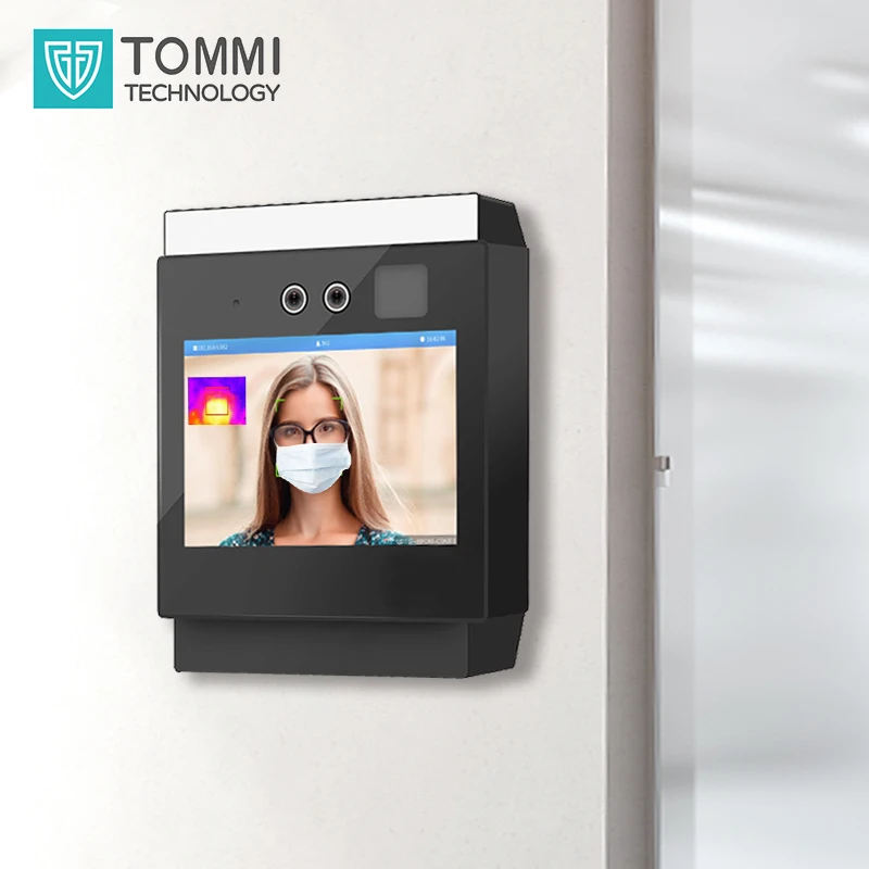 Biometric Attendance IR Thermal scanner Smart AI access control Face Recognition Temperature measuring machine WIFI SDK API