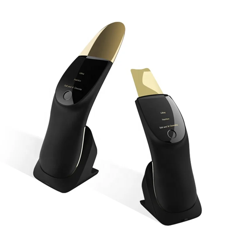 2023 New Products Portable Pore Deep Cleansing Skin Spatula Face Peeling Sonic Facial Ultrasonic Ultra Skin Scrubber