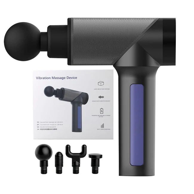 2021 Best Quality Mini Massage Gun With Type C Charger Soft Tissue Relax Portable Heat And Cool Workout Massager Guns With Ems