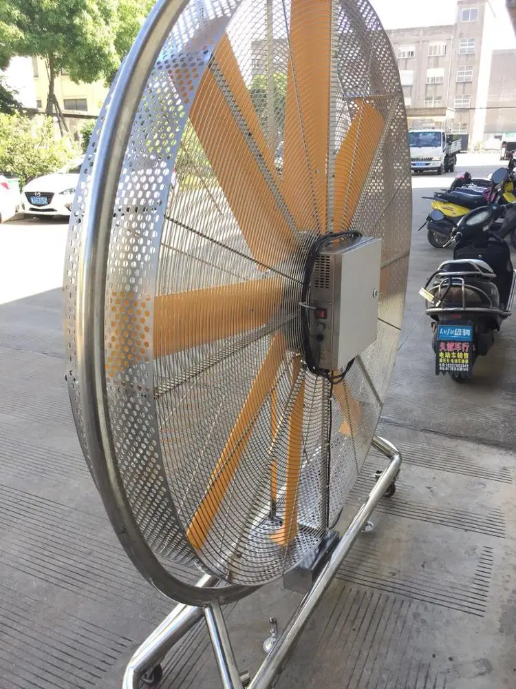 
Industrial Stand Fan Mobile Low Energy Electric Cooling Fan 