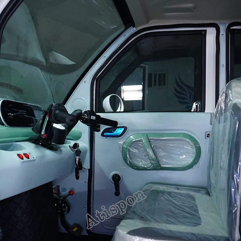 OEM 3 Wheel Taxi Motorcycle Passenger 1000W/1200W Enclosed Scooter Tricycle Electric For Sale