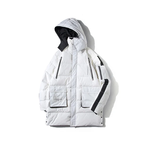 
Wholesale price down jacket long bread thick innovative white down jacket 