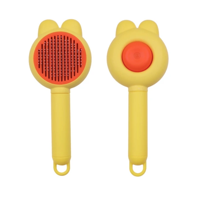 Cartoon Rabbit Cat Head Monkey Shape Pet Hair Remover Comb Message Comb Dog And Cat Grooming Combs