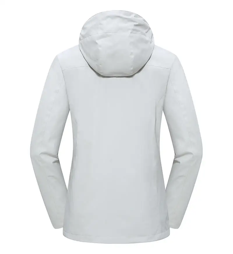 Outdoor Apparel Factory Wholesale Custom Korean Style Women Work Snow Plain Jackets Windbreaker Detachable Fleece Jackets