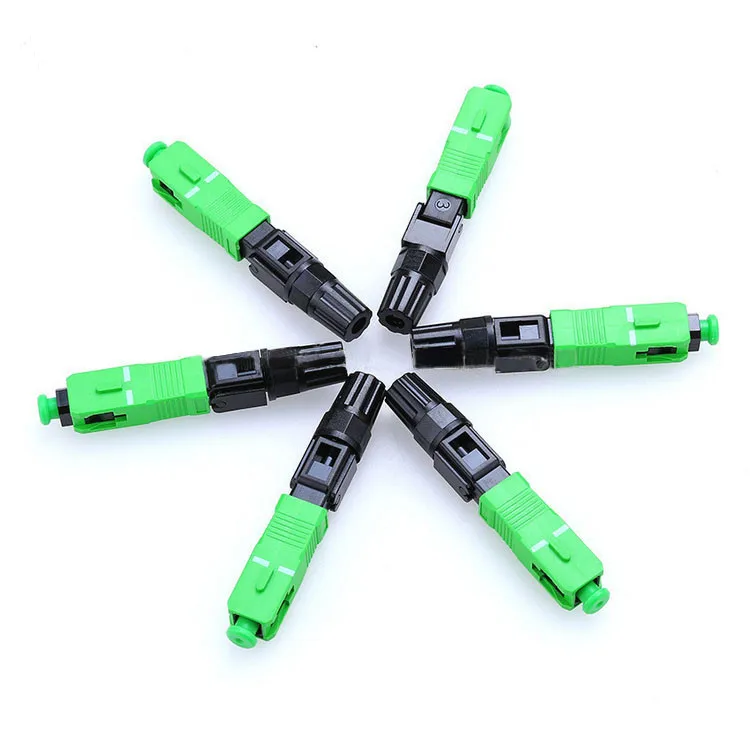 
FTTH fiber optic adapters Optical Componentes SC APC Field Assembly Connector SC/UPC Fast Connector fiber optic adapters 